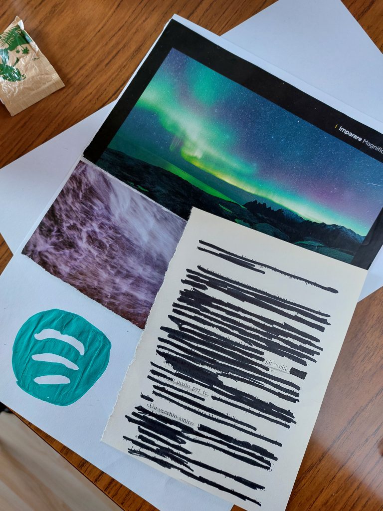 Laboratori creativi per adulti fotografia collage cianotipia